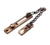 Cerraduras de Cadena de Puerta Pestillo de cadena acero inoxidable antirrobo for puerta casa, protector seguridad, cerradura, limitador, herramientas, herrajes for(Red)