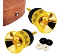 Cerraduras de correa de guitarra eléctrica - 2pcs Metal Strap Buttons