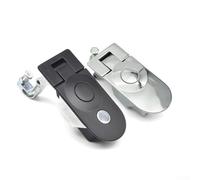 Cerraduras de palanca con cerraduras de mortaja y botón de rebote para un bloqueo eficaz en armarios y puertas de vehículos, material de aleación de zinc compatible con puertas de 1 mm y 5 mm de