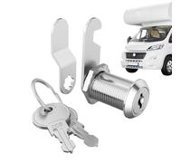 Cerraduras de para gabinete, cerradura tubular para puerta de almacenamiento, cerradura de seguridad con llave, construcción de metal robusta, mecanismo de cilindro fácil de instalar, accesorio