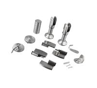 Cerraduras de privacidad para baño, bisagras y códigos de esquina, accesorios de partición de baño, accesorios de partición de baño, accesorios de partición de baño de acero inoxidable y kits de