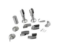 Cerraduras de privacidad para baño, bisagras y códigos de esquina, accesorios de partición de baño, accesorios de partición de baño, accesorios de partición de baño de acero inoxidable y kits de