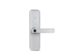 Cerraduras de Puertas, Casillero de puerta inteligente biométrico con huella dactilar Tuya, entrada sin llave for Hotel, manija for el hogar, desbloqueo de aplicación, cerradura inteligente Digital(La