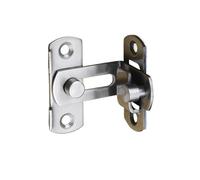 cerraduras de puertas deslizantes de ángulo recto, Pestillo corredizo for puerta abatible, cerradura de seguridad de acero inoxidable de 90 grados, multicolor, 2 uds.(Black Small Corner)