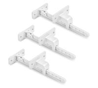 Cerraduras de seguridad,Cerraduras de seguridad for ventanas,Ganchos restrictores de ventanas,Restrictores antirrobo de puertas con tope de ventanas,Fácil de instalar y usar,Adhesivo 3M VHB Sin necesi