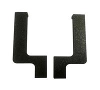 Cerraduras de seguridad de la ventana de RV 2-Pack | Negro, 36g, 10x1.5cm | Camper Van Ventana Seguridad Bloqueo | Para Camping Remolques, Sleep Peacefully Outdoor