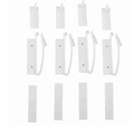 Cerraduras de seguridad para bebés Cerraduras de seguridad invisibles para puertas de cajones súper duraderas a prueba de niños para niños pequeños Plástico ABS blanco 4 PCS