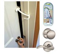 Cerraduras de seguridad para bebés para niños (2 en 1), fácil de instalar en segundos, cerraduras de seguridad superiores para niños y bebés con protectores de dedos para puertas, tope de puerta para