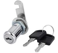 Cerraduras de seguridad para buzones 6 Cerraduras De Leva Cilíndricas Plateadas, Rosca 18 Mm, 16-40, Con Llaves for Buzón, Cajón, Gabinete(35mm)