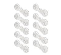 Cerraduras de seguridad para niños para gabinetes,Cierres para gabinetes a prueba de niños,10 correas para gabinete de seguridad para niños - Cerradura de protección para frigorífico, pestillos de caj