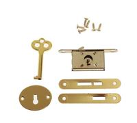 Cerraduras decorativas para muebles, cerraduras de metal antiguo para cajones con llave, caja de madera para pestillo, muebles vintage, cerraduras de caja pequeña Hardwa