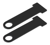 Cerraduras del Casco, Peso Ligero Universal de la Cerradura del Anillo en D del Casco Resistente los 8.9x3.0cm para el Vehículo(negro)