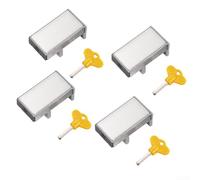 Cerraduras deslizantes ajustables para ventanas con función a prueba de niños hechas de acero inoxidable para evitar la entrada no autorizada y ventilación segura