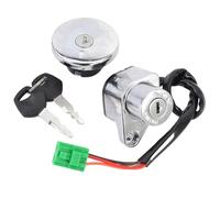 Cerraduras Encendido Moto Para Suzuki VS1400 Para Intruder VS1400GLPT LS650 Para Savage Tapa Combustible Interruptor Bloqueo Ignición Llave Interruptor Encendido