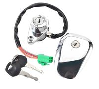 Cerraduras Encendido Moto Para Suzuki VS400 VS600 VS700 VS750 VS800 VS1400 Para Intruder 400 600 700 750 800 Interruptor Encendido Tapa Combustible Interruptor Encendido(One set)