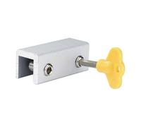 Cerraduras for puertas y ventanas corredizas, paquete de 8 cerraduras límite cable aluminio con llave, varios tamaños(Type B)