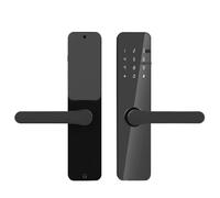 Cerraduras inteligentes para puerta delantera, control de aplicación de bloqueo de puerta inteligente digital con teclado de mango electrónico para alquiler de hotel en casa (22 x 240 (5085))