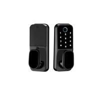 Cerraduras inteligentes para puertas, Cerradura de puerta inteligente con huella digital for el hogar y la oficina Silver y Nero(Silver)