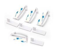 Cerraduras invisibles para cajones, juego de cerraduras de seguridad para niños, cierres ocultos a prueba de bebés para armarios y cerraduras de armario a prueba de niños, instalación sin taladro