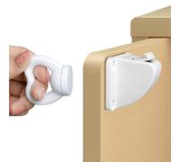 Cerraduras magnéticas invisibles para gabinetes, cerraduras magnéticas para gabinetes, Cerraduras para gabinetes, Cerradura de armario invisible con pegamento y tornillos, cerradura de gabinete para