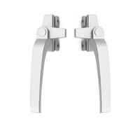 Cerraduras para puertas y ventanas Window Lock Handle Aluminum Alloy Type 38 Casement Universal Left Right Hand Multicolor(Silver Grey)