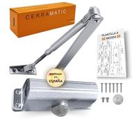 CERRAMATIC M-200, Cierrapuertas automatico, muelle puerta con brazo articulado hidráulico, muelle cierrapuertas de 45-65kg, cierre puerta con retenedor silencioso, cierra puertas automatica.