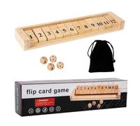 Cerrar La Juego Madera 12 Números Dos Jugadores Educativo