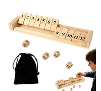 Cerrar La Juego Madera 12 Números Educativo