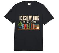 Cerré mi Libro para Estar aquí Humor sarcástico Divertido del ratón de Biblioteca Comfort Colors Adult Heavyweight T-Shirt