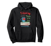 Cerré mis Libros para Estar Aquí Libro, Ratón de Biblioteca, Sudadera con Capucha