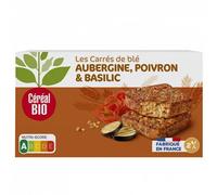 Cerréal Bio - Trigo cuadrado berenjena pimienta 200 g - Cuatro artículos