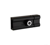 Cerrojo antirrobo de aleación de aluminio diseñado para uso en interiores en puertas de habitación, puertas y armarios con diseño de bloqueo deslizante y modo nocturno luminoso para zonas oscuras (80