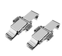 Cerrojo de acero inoxidable 304 con doble resorte, caja herramientas for el pecho, Hardware bloqueo, hebilla cierre palanca, 90/180 grados, 2 uds(2504a Ks)