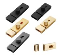 Cerrojo de hebilla puerta aleación aluminio, Hardware antirrobo, cerradura granero, cerrojos deslizantes(B3,4inch)