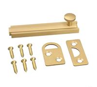 Cerrojo de latón para un acceso seguro, fácil instalación y protección fiable (dorado 3 pulgadas)