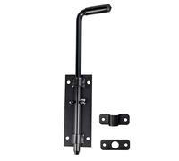 Cerrojo de puerta con cierre de perno (1, cerrojo de puerta 320/14, negro)