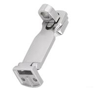 Cerrojo de puerta de acero inoxidable 316 con ojo de candado giratorio, pestillo de seguridad giratorio de 75 mm x 25 mm para puertas y taquillas de armarios marinos de RV, barco,