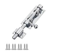 Cerrojo de puerta de acero inoxidable, cerradura deslizante para baño, jardín, puertas de cobertizo