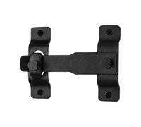 Cerrojo de puerta de acero inoxidable negro pestillo deslizante para puerta de jardín, cobertizo, garaje, armario, baño, dormitorio, resistente a la intemperie