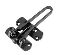 Cerrojo de Puerta, SAYAYO Pestillo Puerta para Cerraduras de Puerta Negro Acero Inoxidable Cerrojos y Pestillos para Puertas, Habitaciones, Cerradura de Puerta de Granero, EMS570-B