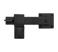 Cerrojo para puerta de granja, acero al carbono, giratorio 360 grados, universal, para puerta corredera, adecuado para gallineros, gallineros, rancho, granja, jardín, parcelas, huertos, cocheras