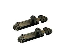 cerrojo para puerta， Puerta de aleación zinc estilo retro europeo con tornillos for baño mascotas(B,4 in)