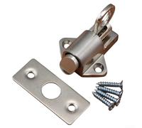 Cerrojo robusto de aleación de zinc para puertas y ventanas con mecanismo de resorte integrado (lengua arriba)