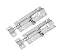 Cerrojos De Perno De Acero Pestillo de seguridad de puertas de acero inoxidable, hebilla de cerradura de ventana, pernos de torre de puerta corredera gruesa, ferretería for el hogar, 2 uds.