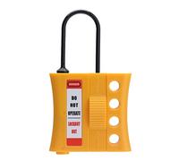 Cerrojos Loto, Bloqueo de Tope de Etiquetado de Cerrojo Nylon ABS Cerradura Delantera y Trasera con Aislamiento de 4 Orificios, No Se Decolora, para Orificios de Cerradura de 3 a