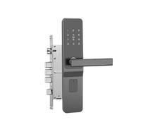 Cerrojos y pestillos Cerradura de puerta inteligente con manija Cerraduras de puerta electrónicas antirrobo digitales Múltiples métodos de desbloqueo, for el hogar