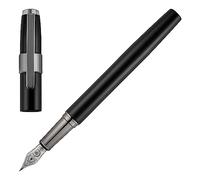 Cerruti 1881 Bloque para pluma estilográfica, color negro, instrumento de escritura para hombres y mujeres, elegante caja de regalo