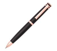 Cerruti 1881 Bolígrafo Austin | Iconic Writing Instrument | Blue Ink | Caja de regalo (negro/Rosegold), 136 mm x 12 mm (5.4 in x 0.5 in)