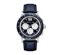 Cerruti 1881 - Cronógrafo Petroio - Cuarzo Movimiento de Reloj - Ancho de la caja: 51 mm - Acero inoxidable - 5 ATM, azul, 51
