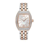 Cerruti 1881 Reloj de fecha CALLIANO, Rosa Oro Plata, 21, pulsera
